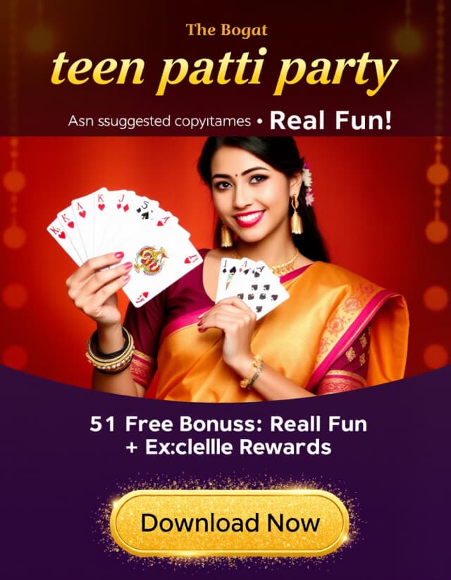 Teen Patti Party Banner